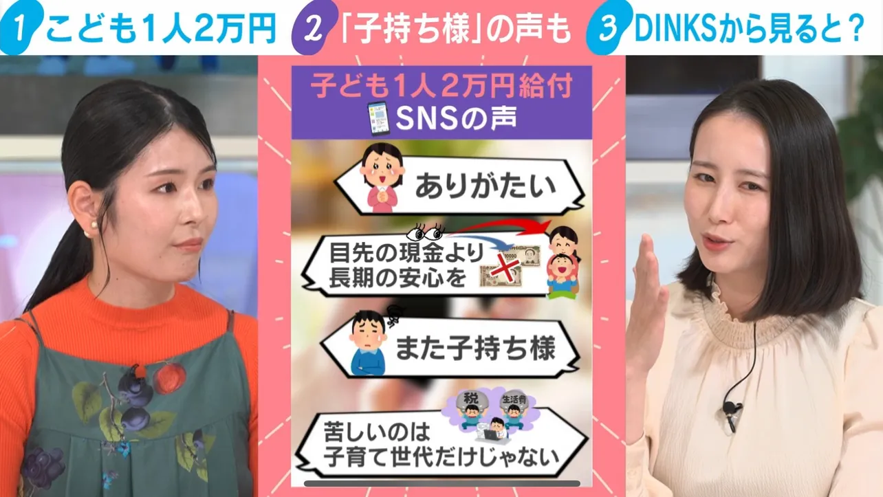 子ども1人2万円給付に、子育て中のテレ朝・森川夕貴アナ「2万円はありがたい。でも長期的な安心にはつながらない」 | WEBザテレビジョン
