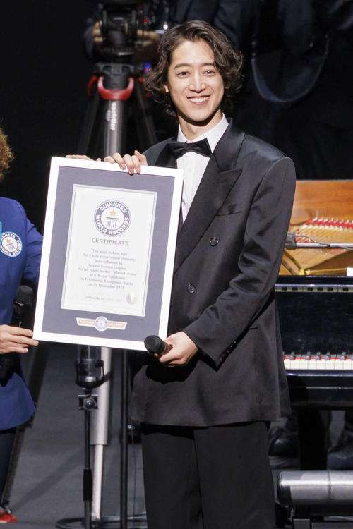 ピアニスト角野隼斗　ギネス世界記録に認定「こんなにたくさんの人の前でリサイタルできる日が…」 - 芸能 : 日刊スポーツ
