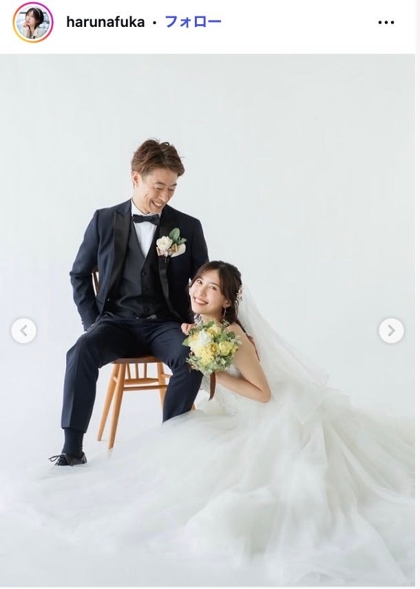 “はるかぜちゃん”春名風花、18歳上の夫・岩崎MARK雄大とのウエディングフォト公開「絵になる」「本当に美しい」と反響