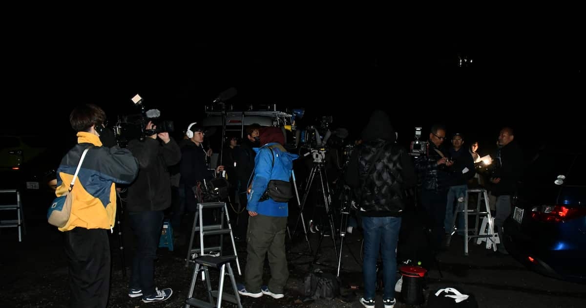 落選の田久保陣営、午前1時に「取材応じられない」報道陣40人、極寒の伊東に立ち尽くす - 産経ニュース