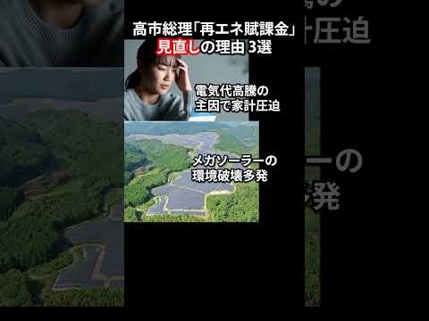 高市総理「再エネ賦課金」見直しの理由 3選 #高市早苗 #政治 #高市早苗内閣総理大臣 #海外の反応 #日本 #shorts