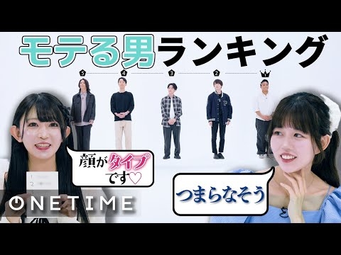 【モテランキング】5人の中で一番モテる男は誰？！格付けしてみた