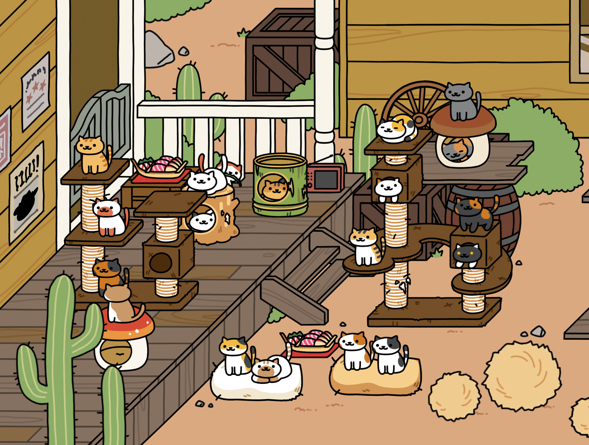 ねこあつめやってる人〜🐾