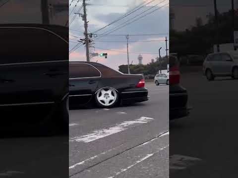 ハンドル切れなくて交差点で前後！シャコタン30セルシオ後期　#drift #japan #jdm#usdm #シャコタン#ワイスピ#ワイルドスピード