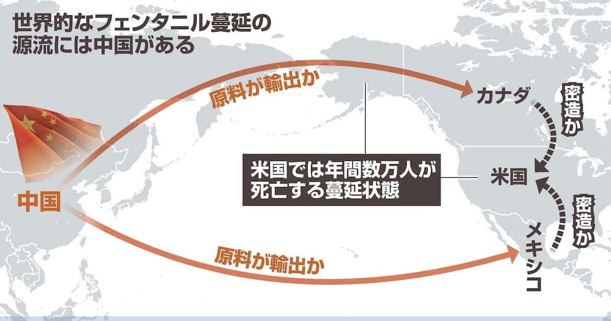 ＜独自＞フェンタニル、日本も「中国産原料が米国で蔓延」の見方強める　水際対策進める - 産経ニュース