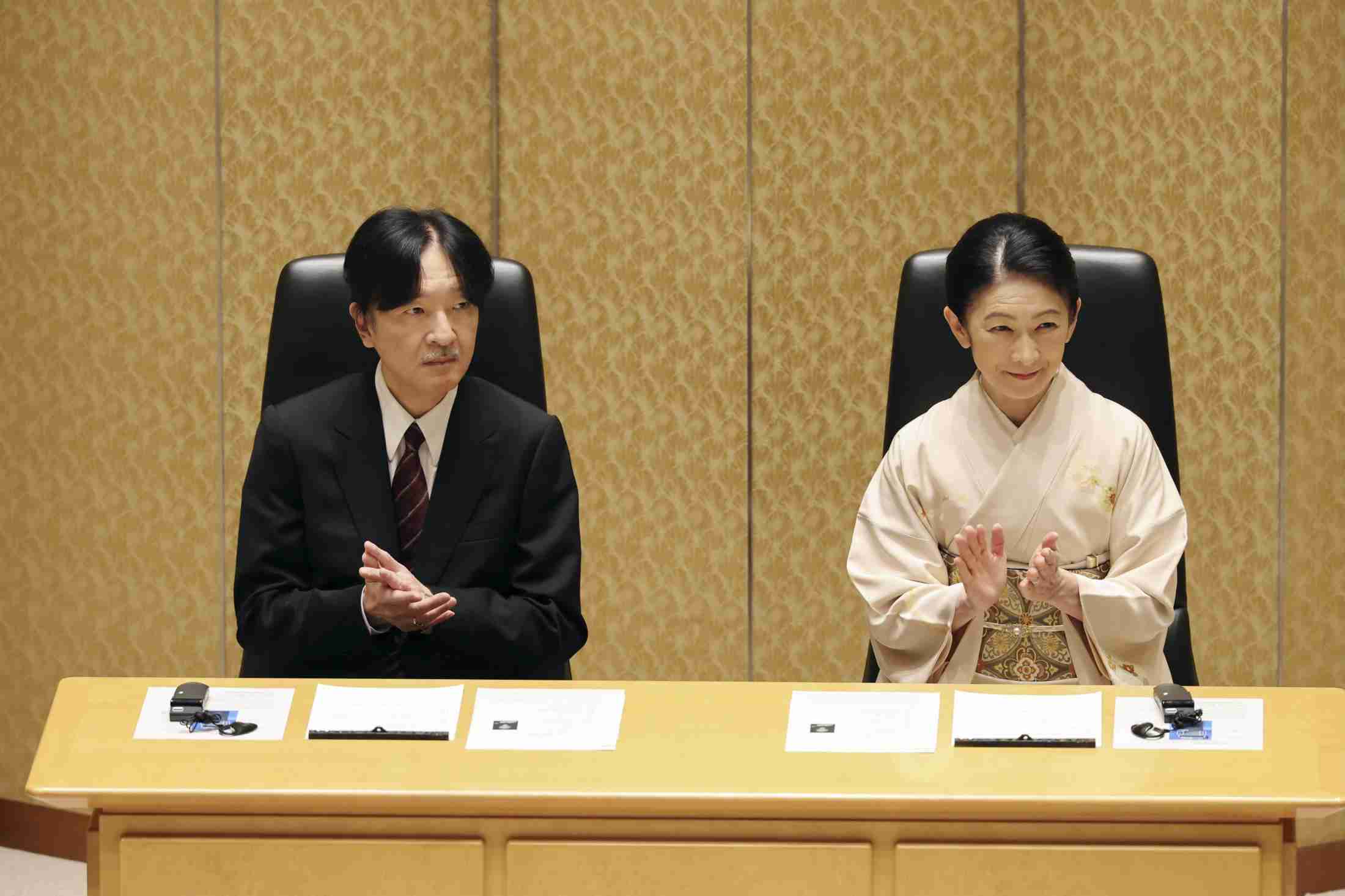 国際生物学賞授賞式に出席　秋篠宮ご夫妻（共同通信） - Yahoo!ニュース