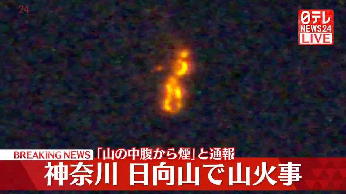 【速報】神奈川・日向山で山火事　「中腹から煙」など複数の通報（2025年12月9日掲載）｜日テレNEWS NNN