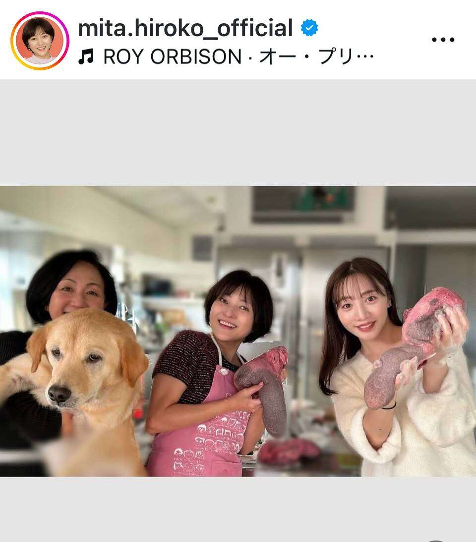 「初公開？」三田寛子、長男の婚約者「お嫁ちゃん」能條愛未とおせちづくりに羨望の声「成駒屋安泰ですね」 - スポーツ報知