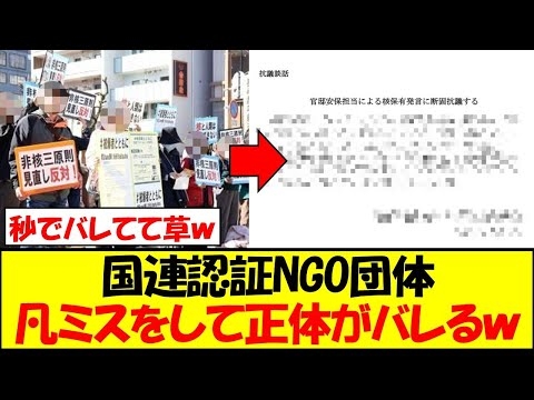 国連認証NGO団体、高市政権を批判するも正体が完全にバレてしまうｗｗｗ