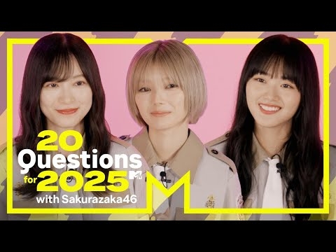 Sakurazaka46 Answer 20 Questions | MTV Asia