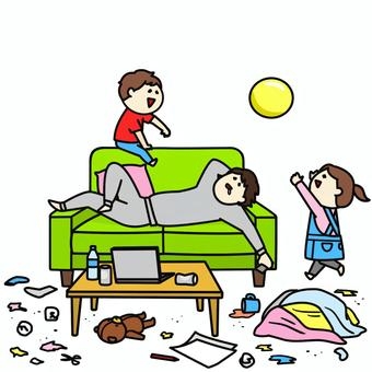 【子が中学生以下限定】休日に子供を夫に任せて1人で出掛けた時、帰宅時はどうなっていますか？