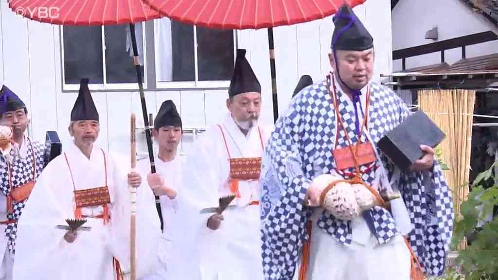 山伏がほら貝の音とともに庄内地域を回る風物詩「松の勧進」始まる　山形県　（2025年11月15日掲載）｜YBC NEWS NNN