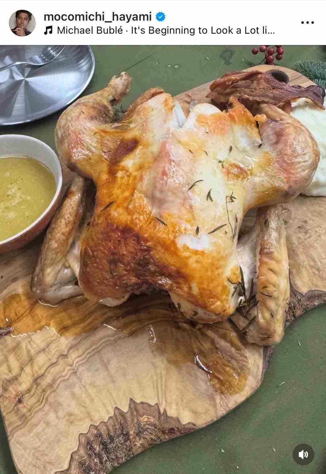 速水もこみち、“豪華”手作りクリスマスディナーに反響「すごすぎ」「素晴らしい」