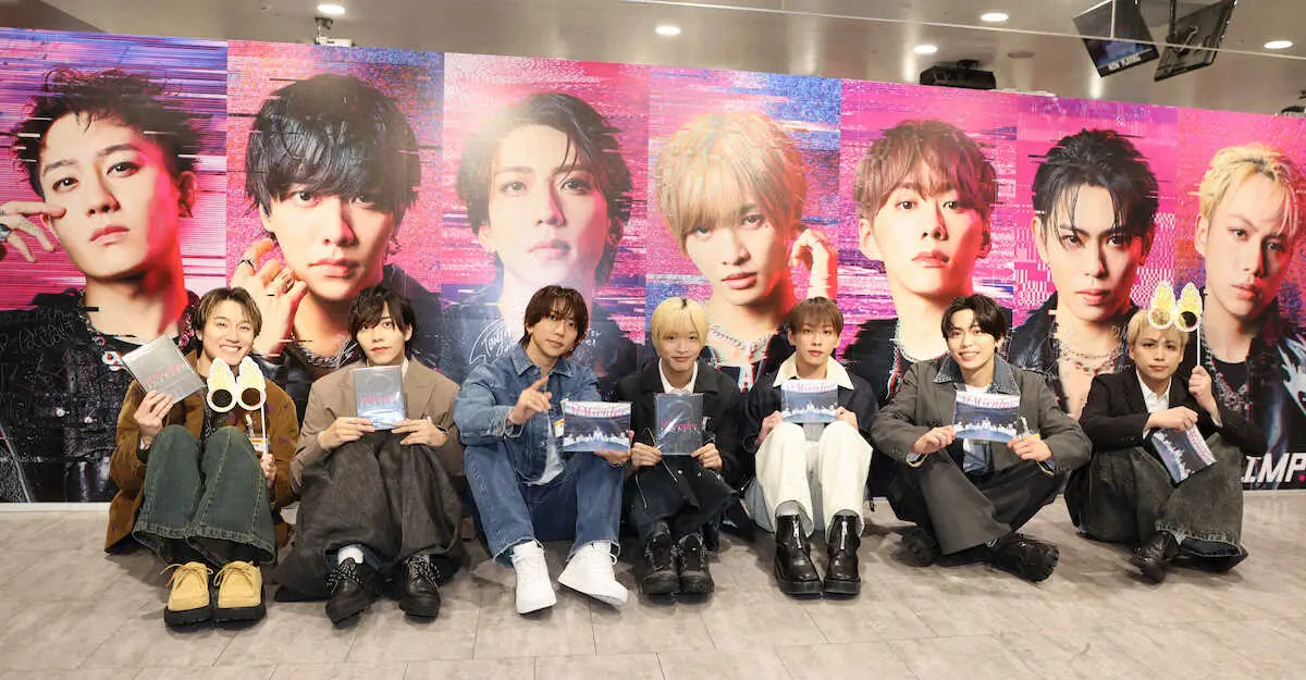 【記事全文】IMP.「夢がかなった」　“CDデビュー日”にタワレコ渋谷を訪問、初めて店頭に並ぶCDに感激 - スポニチ Sponichi Annex 芸能