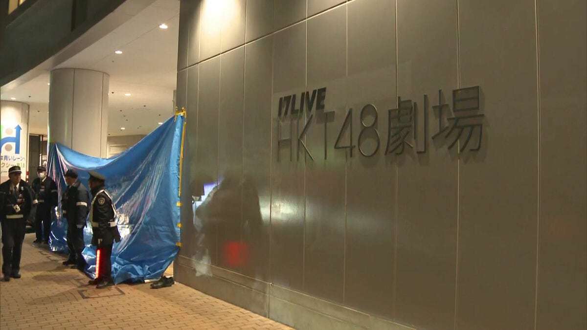商業施設で男女2人刺傷　30代男性を事情聴取　福岡市中央区