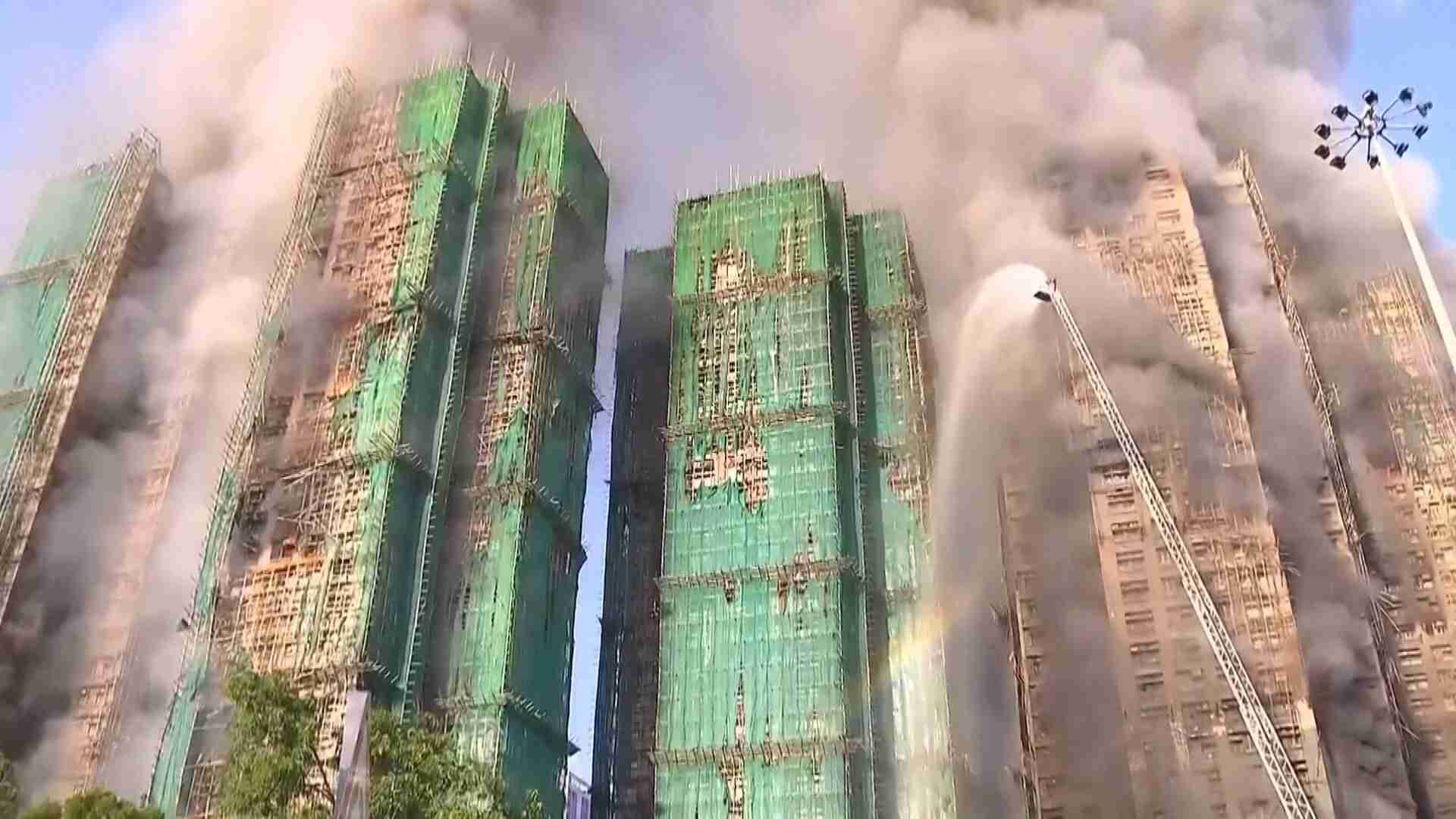 香港の高層住宅大規模火災　死者160人に（FNNプライムオンライン（フジテレビ系）） - Yahoo!ニュース