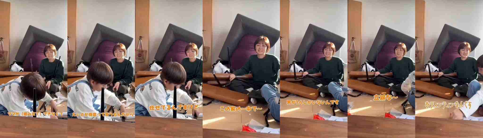 「おっきくなりましたね！」梨花、“14歳イケメン息子”にキスをねだる姿に反響「このラブラブ感」