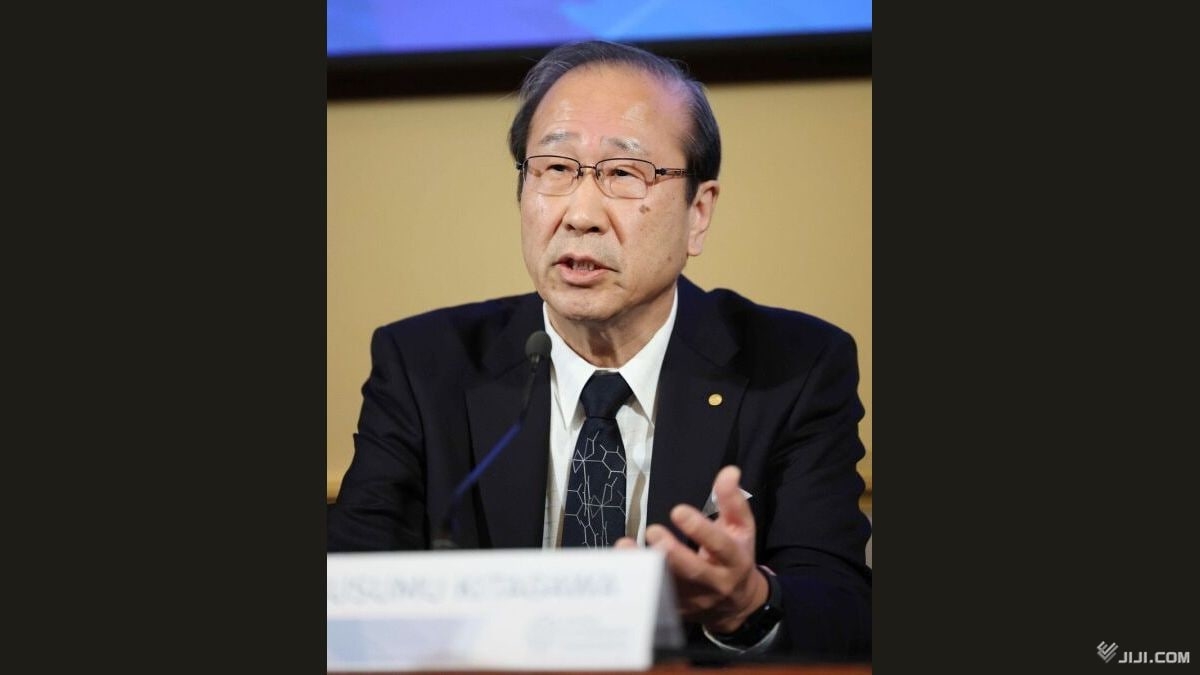 「基礎研究こそ資金必要」　ノーベル賞、北川さんが公式会見：時事ドットコム