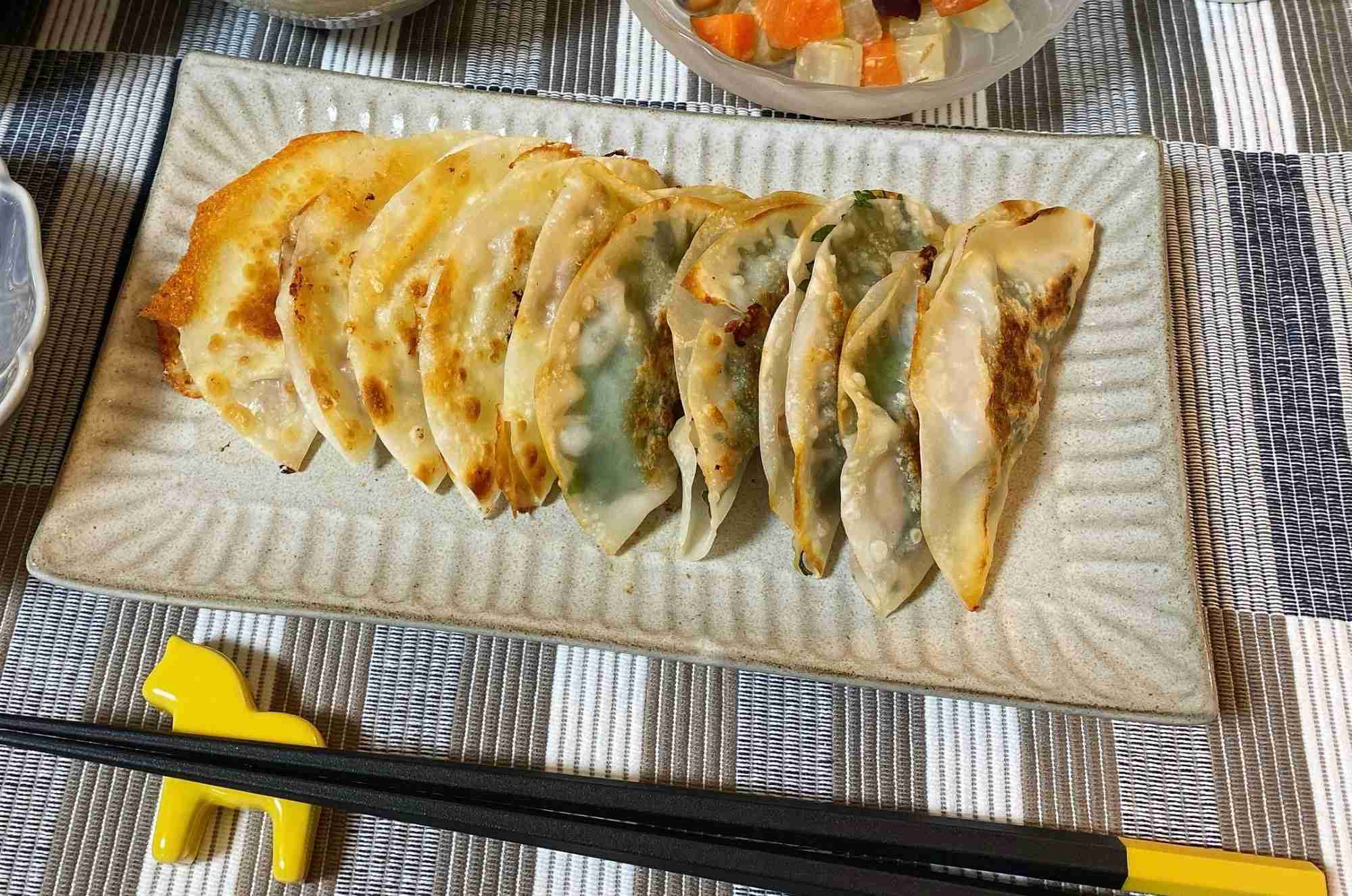 包まない！折るだけ簡単◎半月餃子