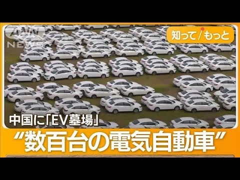中国に「EV墓場」　スマホのように気軽に車を買い替えたその先に…【グッド！モーニング】(2024年4月29日)