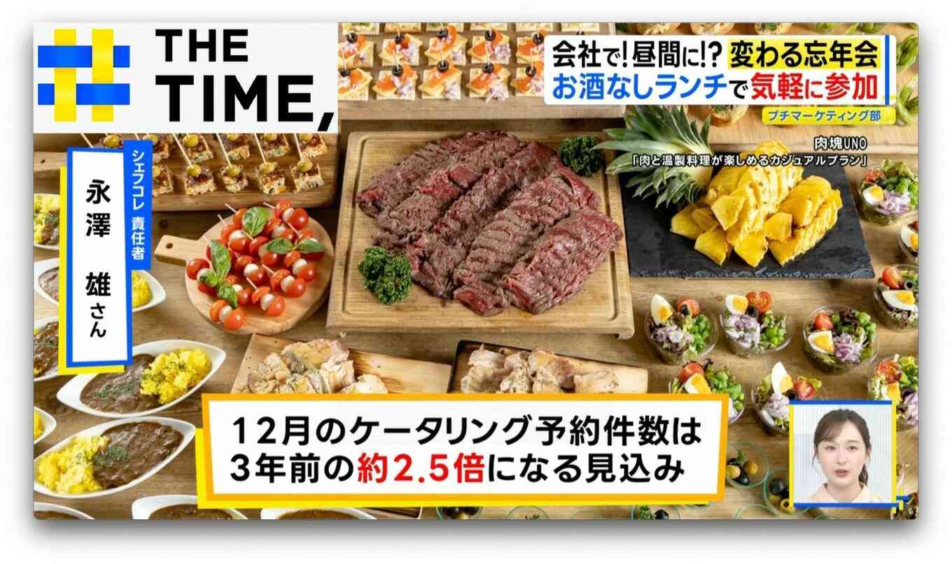 イマドキ職場忘年会は「本格マッサージ付」や「子連れ参加OK」も【THE TIME,】