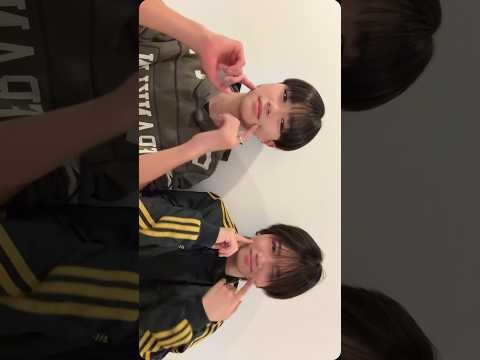 背丈合わすために、YUがしゃがんでくれました??? #ありなしチャレンジ #MAZZEL #YU #ISANA #BMSGTRAINEE