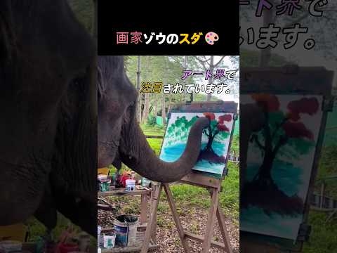 画家ゾウのスダ