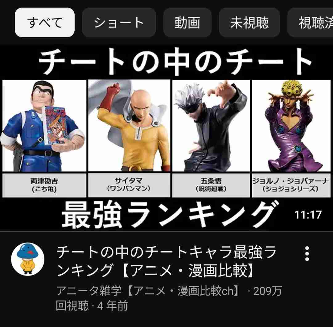 フィジカル最強キャラと言えば？