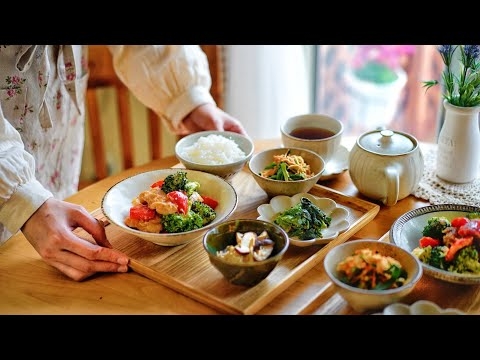 【晩ごはん】野菜たっぷり♪管理栄養士の体にうれしい健康レシピ【４品】