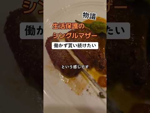 【物議】生活保護のシングルマザー女性「働きたくない…」
