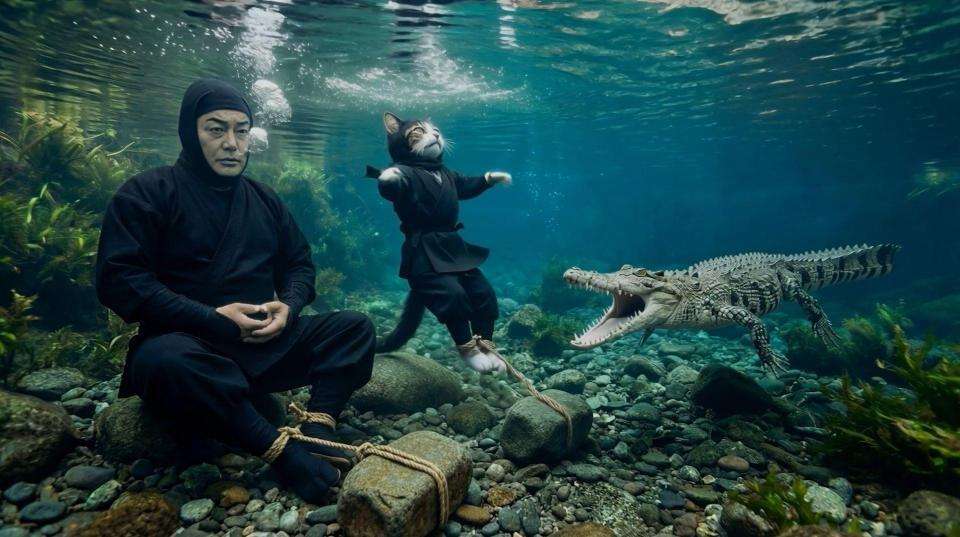 なんじゃこりゃ!?　細川たかし　生成AIでMV制作　“忍びの国”から水中、宇宙と舞台変わりがカオスに