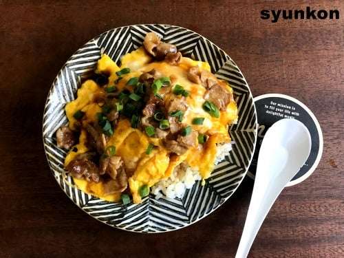 とろとろオイスター豚玉飯