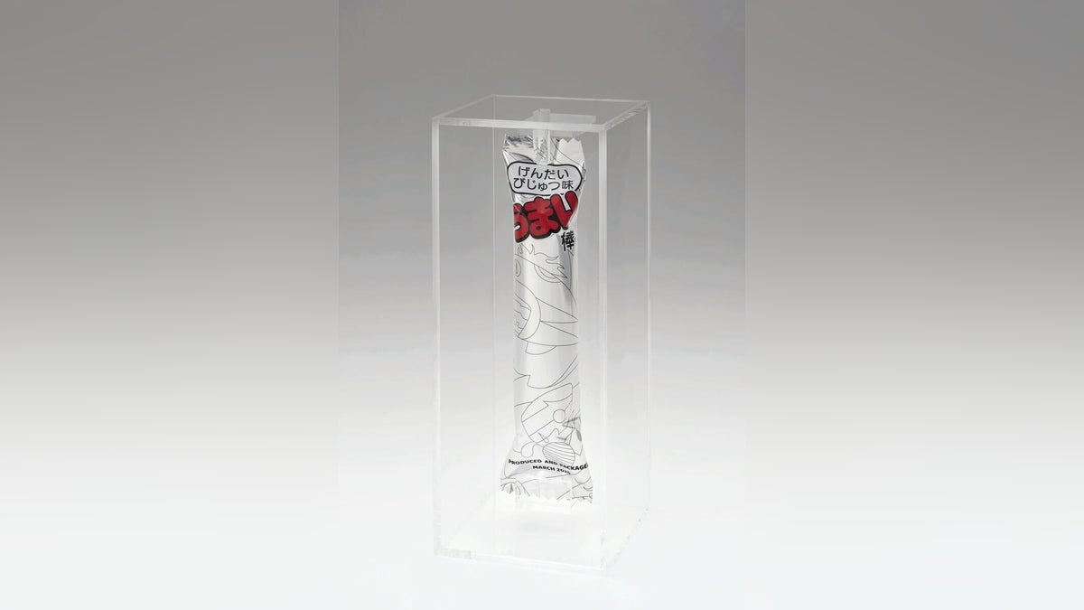 うまい棒「げんだいびじゅつ味」１１５万円で落札…開封できない鑑賞用の美術品 : 読売新聞