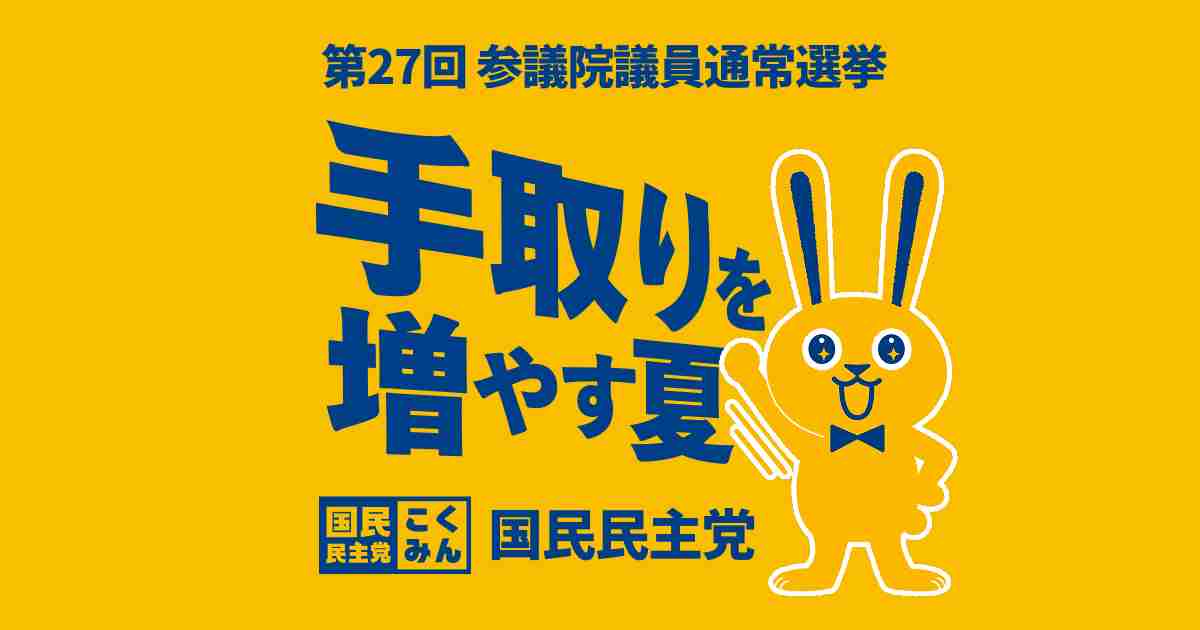 国民民主党は選択的夫婦別姓に賛成し、戸籍を破壊しようとしているんですか？ | 国民民主党 第27回参議院議員通常選挙 特設サイト