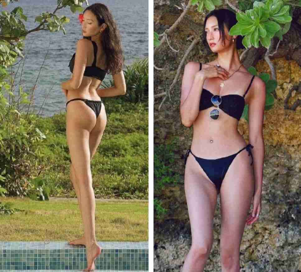 菜々緒、一糸まとわぬ衝撃バックショット&黒ビキニ水着の大自然満喫動画公開