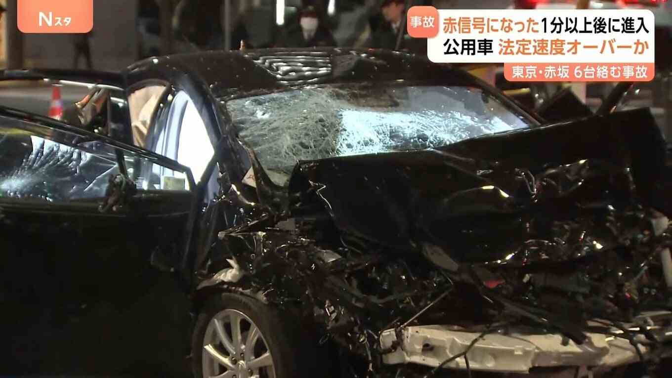 東京・赤坂の交差点で9人死傷事故　内閣府公用車は“法定速度を上回る速さ”“赤信号になり1分以上経って交差点に進入”