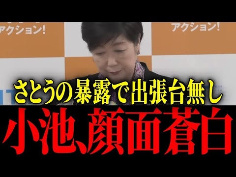 【小池百合子】※さとうさおりの超特大暴露で小池都政終焉へ【佐藤沙織里 消費税 東京都議会本会議】