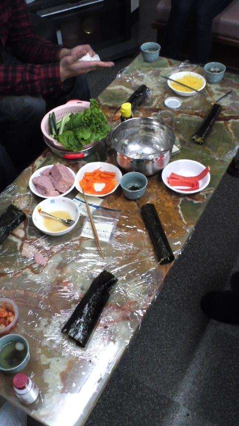 2/2(水)定例会 キンパ作りと節分豆を食べる～☆ | 在日青年会岡崎支部