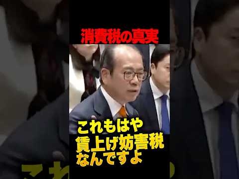赤字企業にも課税？！ 「消費税は賃上げ妨害税だ！」参政党・安藤裕が国会で言い切った瞬間がヤバい…　#安藤裕 #片山さつき #参政党 #高市早苗 #減税