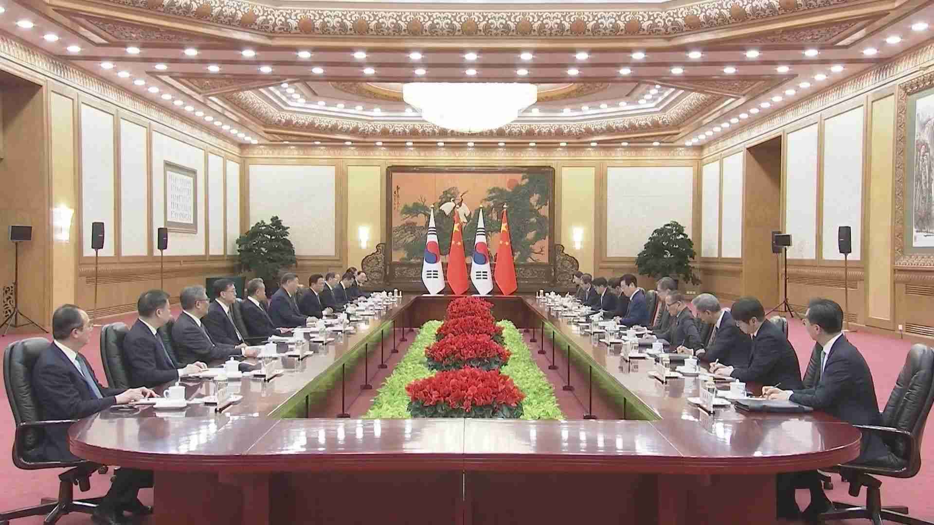 「日本は一線を越えた」中韓首脳会談で中国側伝える　韓国メディア　「日本が中国の断固たる意志を過小評価している」という趣旨の言及も（TBS NEWS DIG Powered by JNN） - Yahoo!ニュース