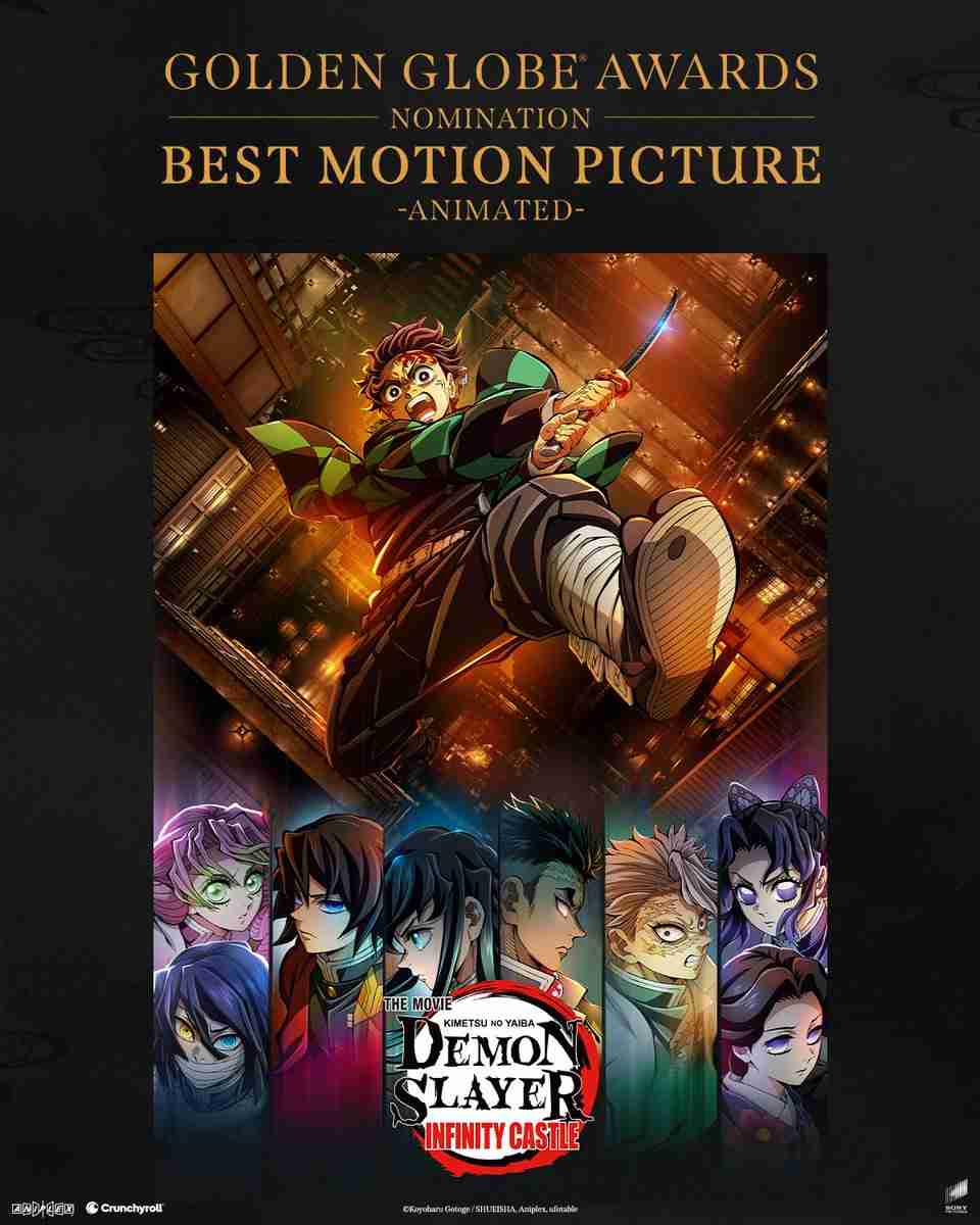 『鬼滅の刃』は受賞ならず　アニメーション作品賞は『KPOPガールズ！　デーモン・ハンターズ』【第83回ゴールデン・グローブ賞】