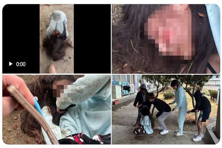生徒の暴行動画拡散　土下座させ、顔面を蹴る　会津若松の中学校、市教委調査
