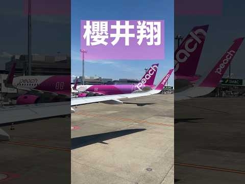 櫻井翔 機内アナウンス Peach #乗り天