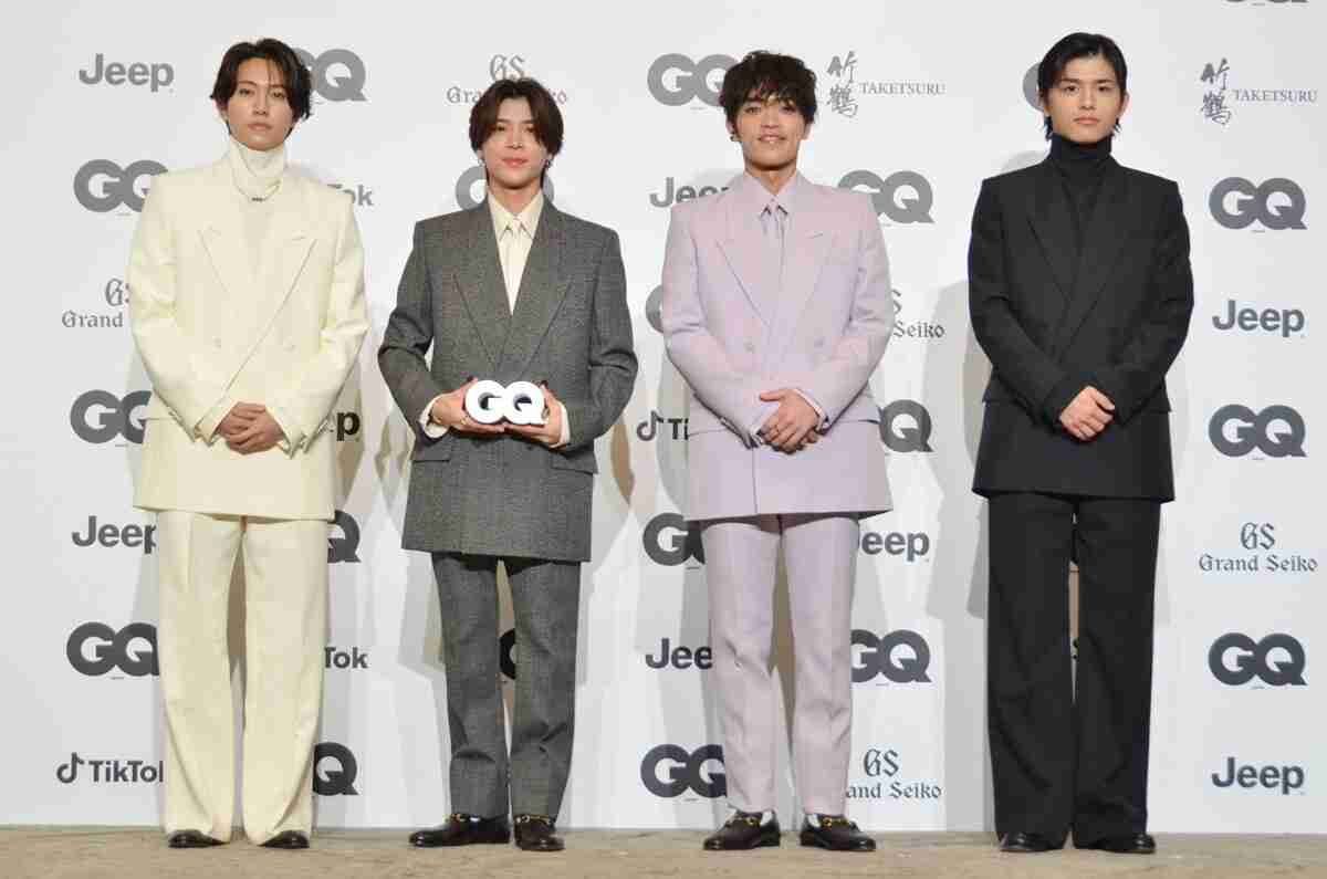 timelesz、GQアワード受賞で感謝　新メンバー加入で「とにかく活気づいた」 | マイナビニュース