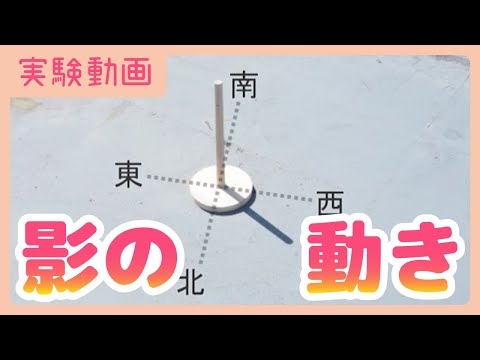 【実験動画】影の動き