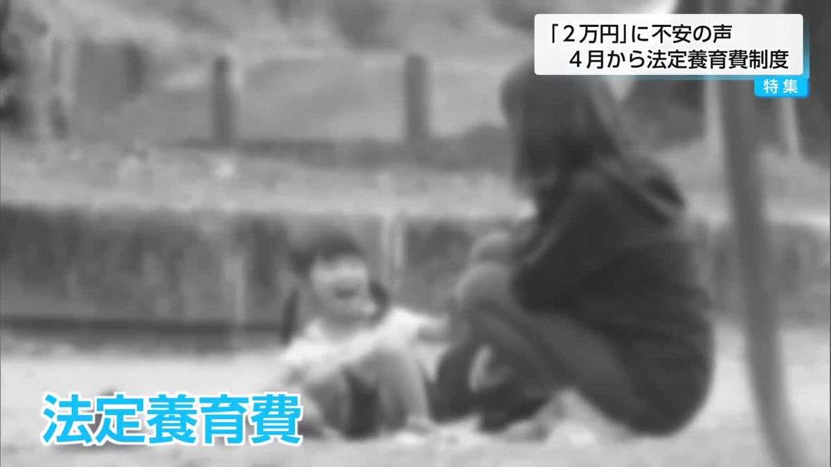 ひとり親からは２万円では不十分の声　今年４月から導入「法定養育費」　（2026年1月20日掲載）｜UMK NEWS NNN