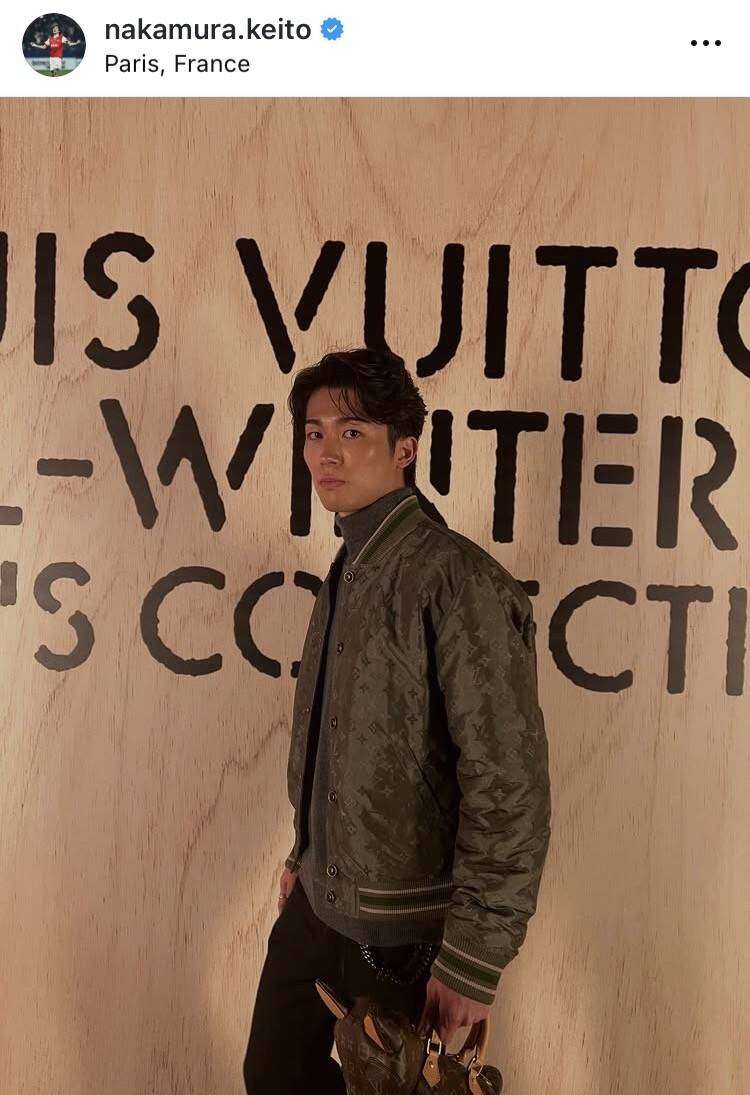 「カッコよすぎる」サッカー日本代表・中村敬斗×ルイ・ヴィトンに騒然「ガチモデルじゃん…」「イケメン」