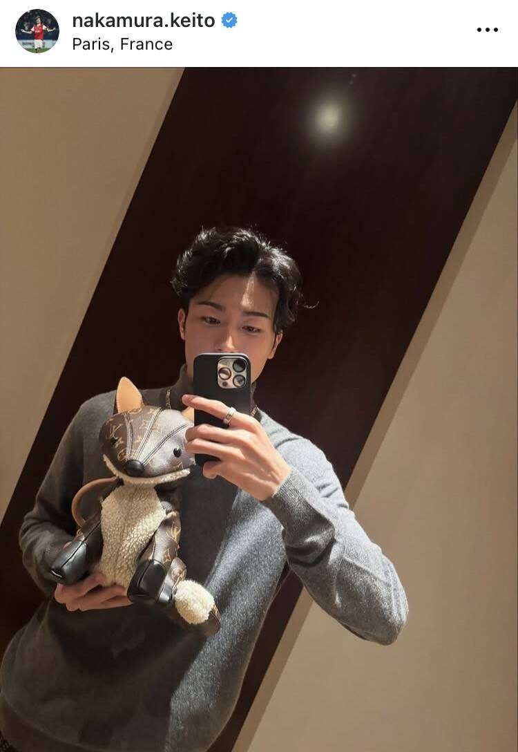「カッコよすぎる」サッカー日本代表・中村敬斗×ルイ・ヴィトンに騒然「ガチモデルじゃん…」「イケメン」