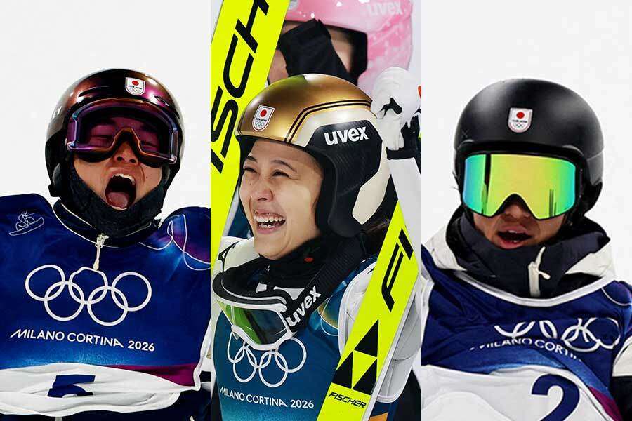 日本、10分間で「金銀銅」メダルラッシュ！　ビッグエア木村＆木俣ワンツー、ジャンプ丸山が銅で1号【ミラノ五輪】（THE ANSWER） - Yahoo!ニュース