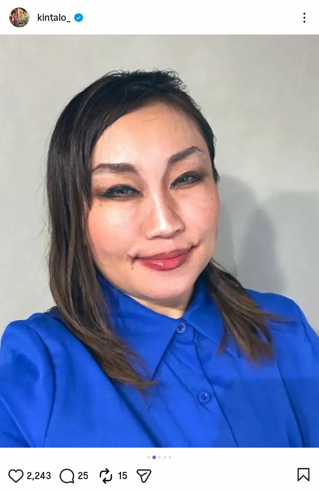 「おかえり」キンタロー。の新作モノマネにファン「ちょっとコレは…」「怖い」「また怒られるで」